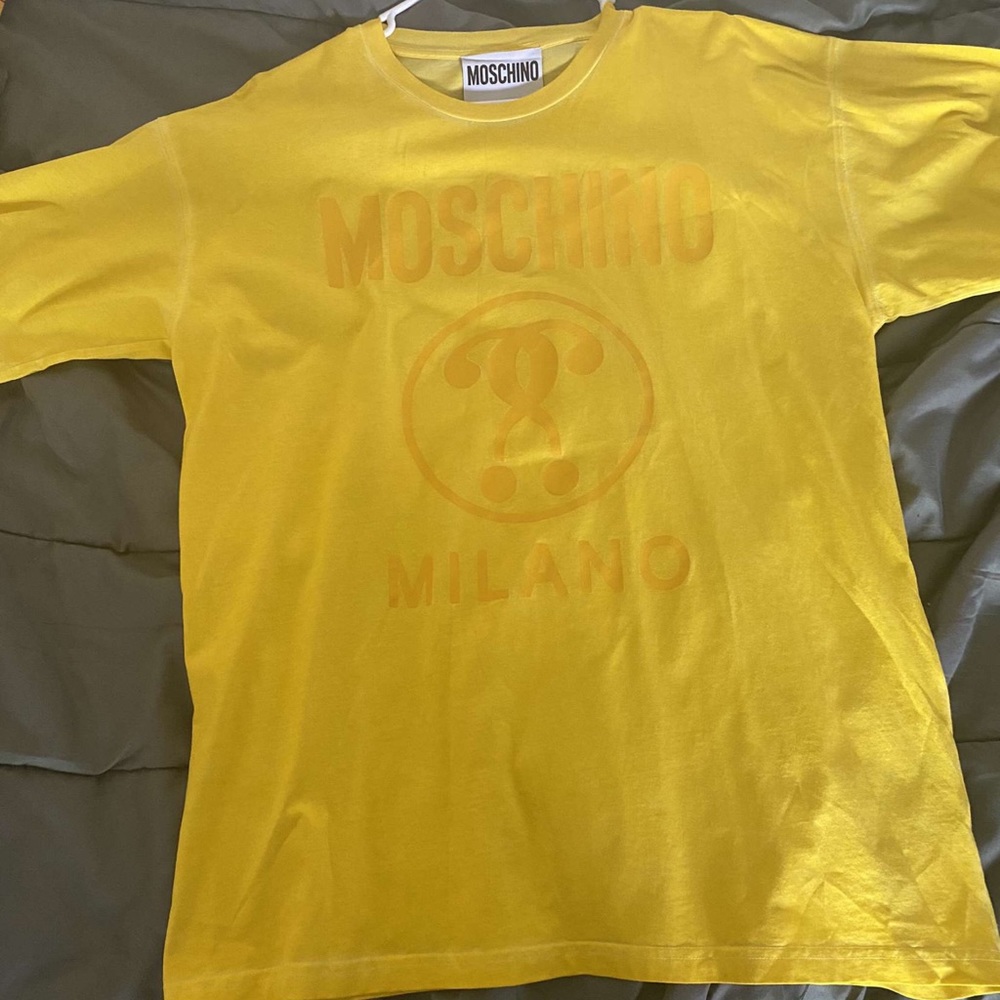 Yellow Moschino tee